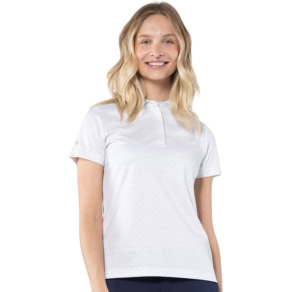 Levelwear Women's White System Polo