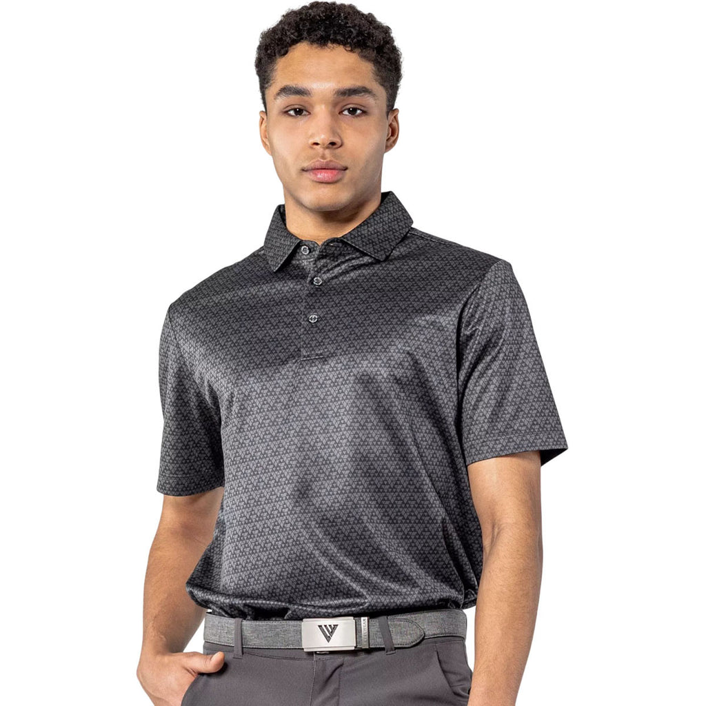 Levelwear Men's Charcoal System Polo