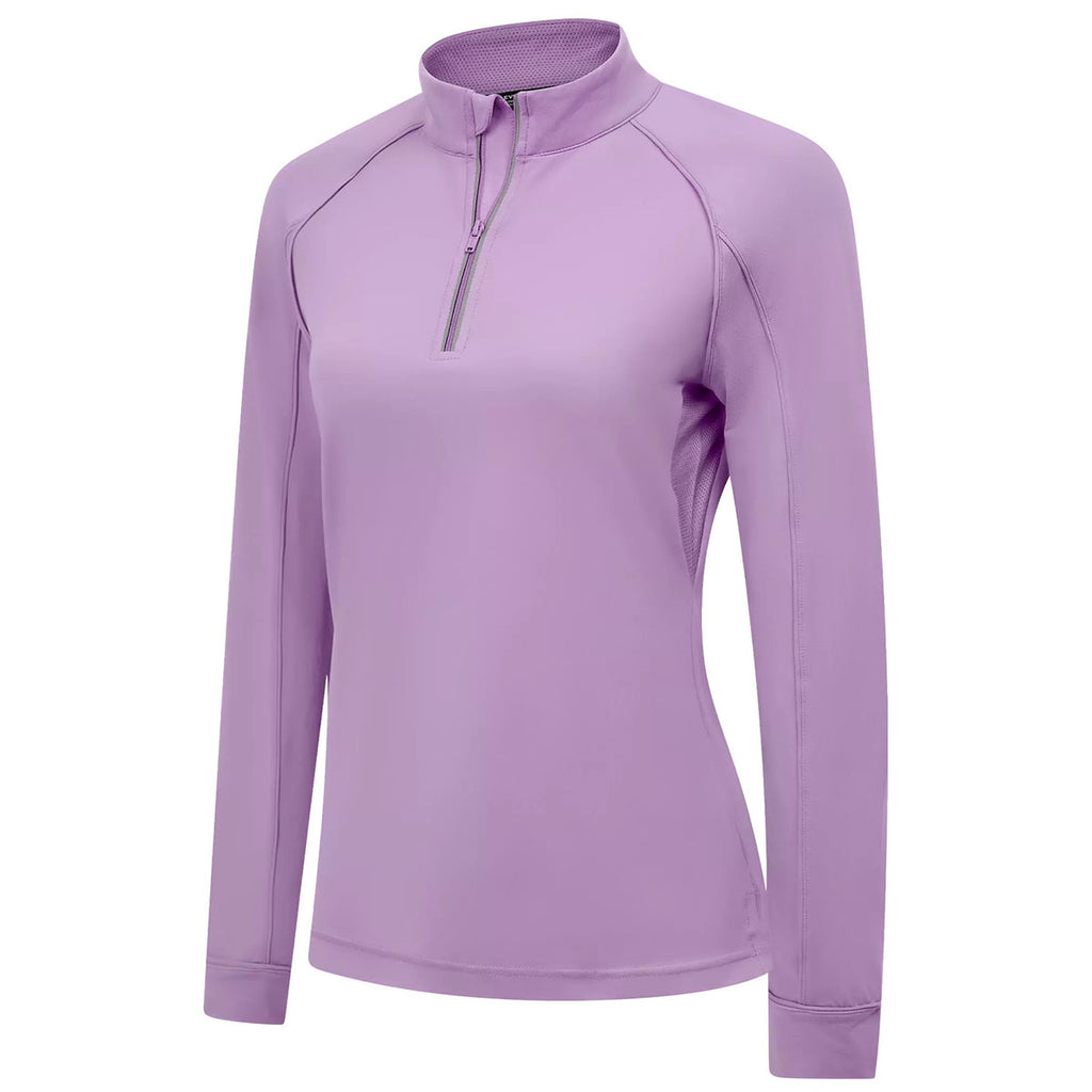 Levelwear Women's Lupine-Violet Kinetic Midlayer Pullover