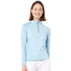 Levelwear Women's Mute Blue Kinetic Midlayer Pullover