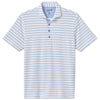 Johnnie-O Men's White Tide Kerwin Performance Mesh Polo