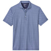 Johnnie-O Men's Navy Pip Floral Performance Jersey Polo