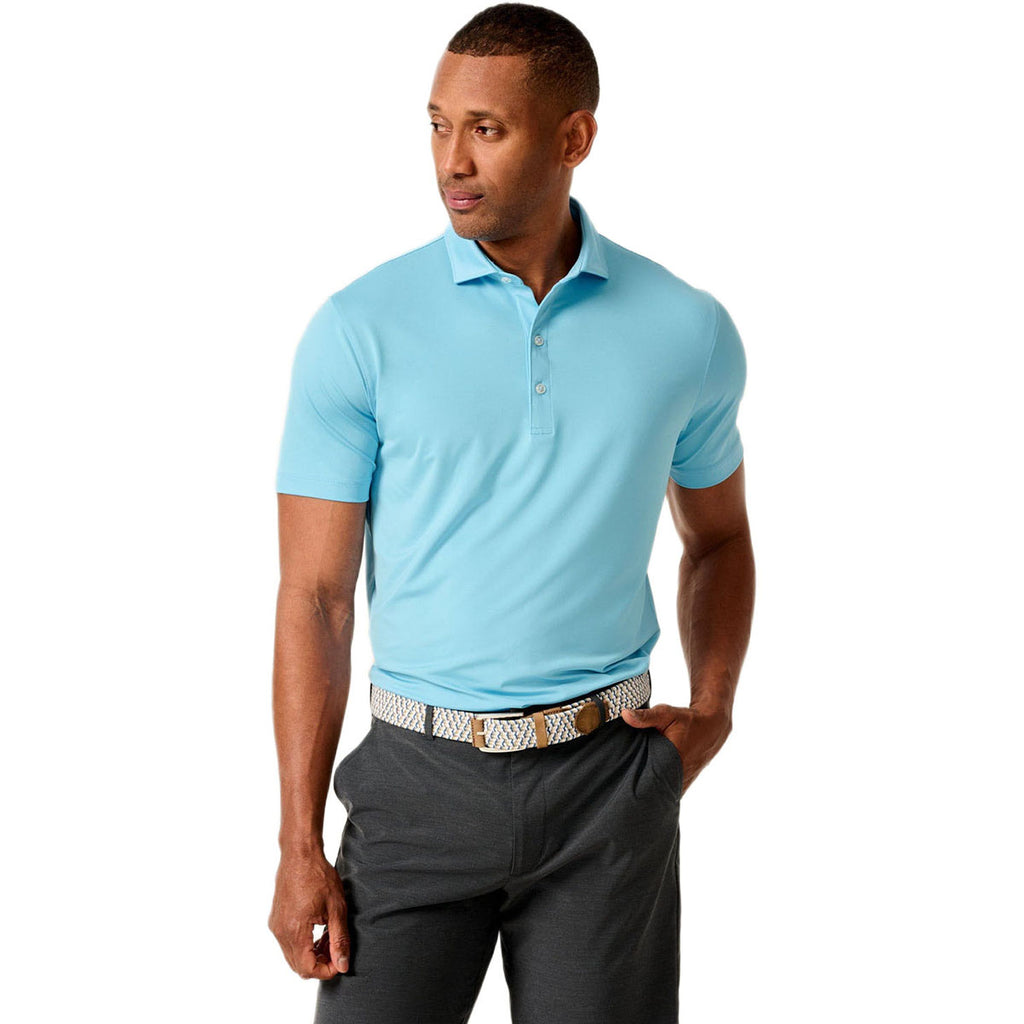 Johnnie-O Men's Mahalo Birdie Solid Jersey Performance Polo