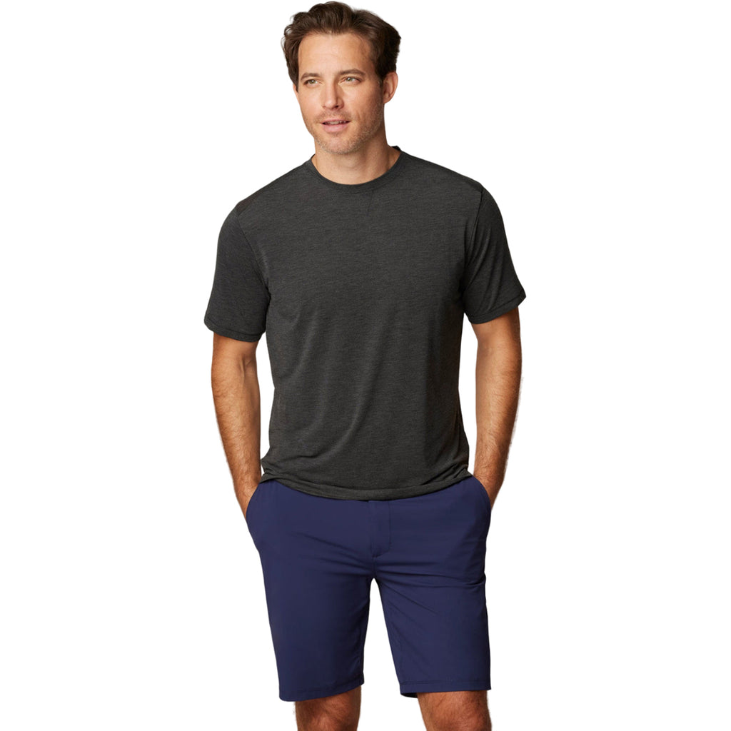 Johnnie-O Men's Heather Black Course Performance T-Shirt