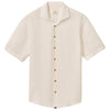 Johnnie-O Men's White Gianni Short Sleeve Hangin' Out Linen Button Down Shirt