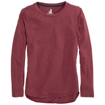 Johnnie-O Women's Maroon Addison Long Sleeve Shirt