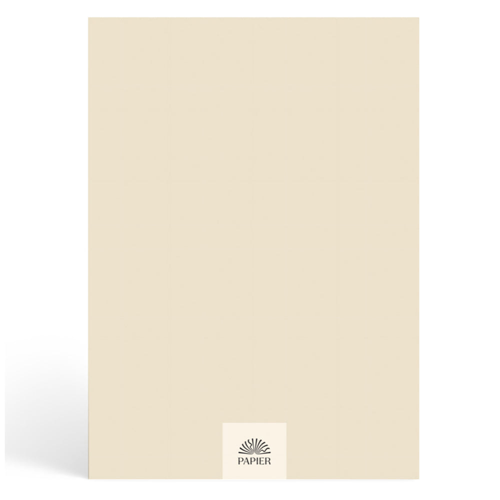 Papier Off White Joy Recipe Journal