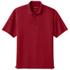 Port Authority Men's Rich Red Wearever Performance Pique Polo