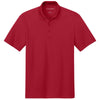 Port Authority Men's Rich Red Plaited Pique Polo