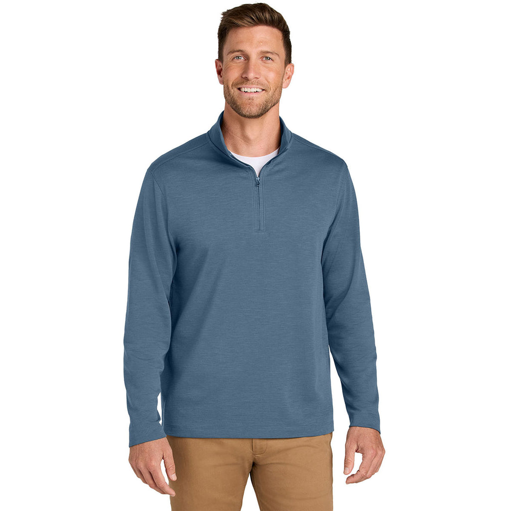 Port Authority Men's Dusk Blue Breakwater 1/4-Zip Pullover