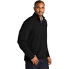 Port Authority Men's Deep Black Microterry 1/4-Zip Pullover