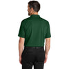 Port Authority Men's Hunter Green Dry Zone Stain-Release Grid Polo