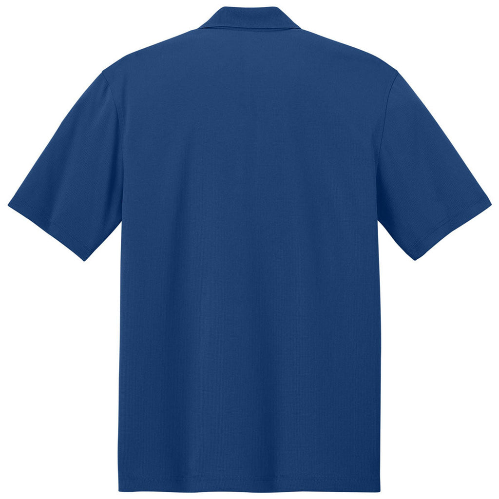 Port Authority Men's Royal Dry Zone Stain-Release Grid Polo