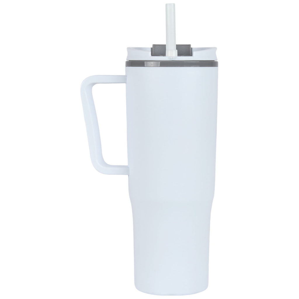 Logomark White Agnew 30 oz. Double Wall Polypropylene Mug