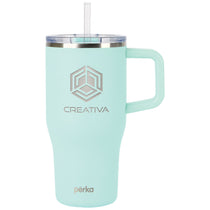 Perka Aqua Myrton 20 oz. Double Wall, Recycled Stainless Steel Travel Mug