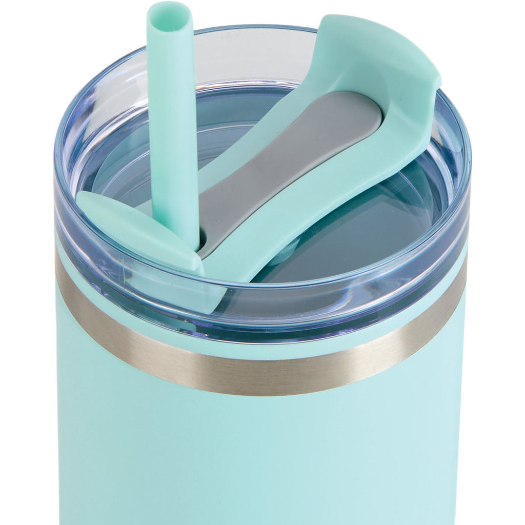 Logomark Aqua Yesler 30 oz. Double Wall Steel/PP Liner Travel Tumbler