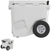 RovR White RollR 45qt Wheeled Hard Cooler