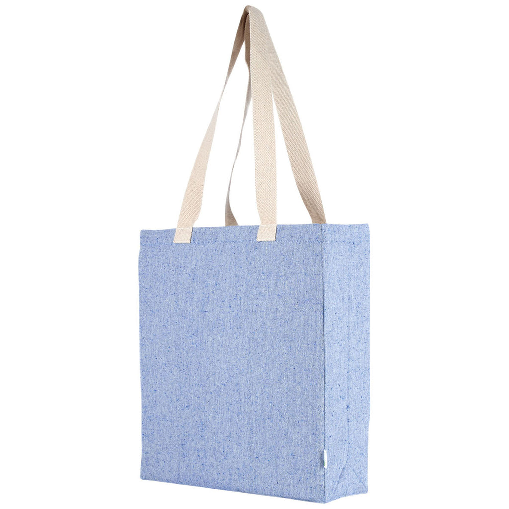 Logomark Blue Olivia 10 oz. Recycled Cotton Convention Tote