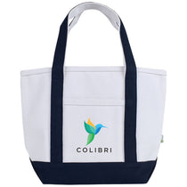 Logomark Navy Roan Mini 24 oz. Recycled Canvas Tote