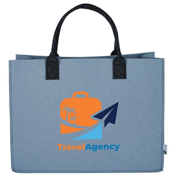 Logomark Grey Remy Recycled Gussetted Tote Bag