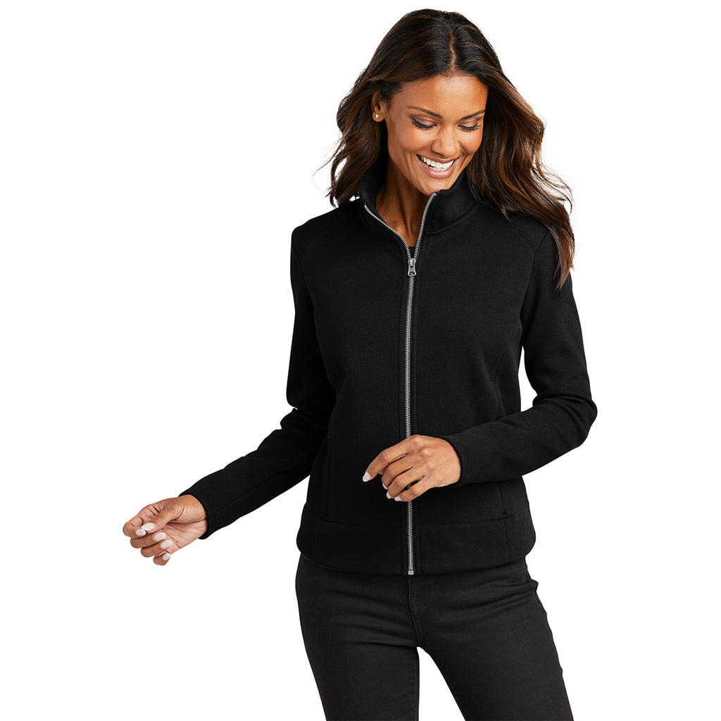 Port Authority Women's Deep Black Network Fleece Jacket