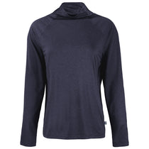 Cutter & Buck Women's Navy Blue Coastline Epic Comfort Eco Recycled Funnel Neck