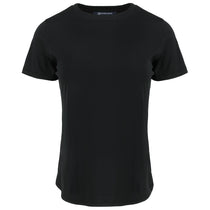 Cutter & Buck Women's Black Coastline Epic Comfort Recycled Short Sleeve Tee