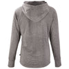 Cutter & Buck Women's Black Heather Adapt Knit Recycled Heathered Hooded Pullover