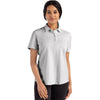 Cutter & Buck Women's Concrete Advantage Refresh Epic Confidence Recycled Tri-Blend Pique Polo