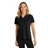 Port Authority Women's Deep Black Wearever Performance Pique Polo