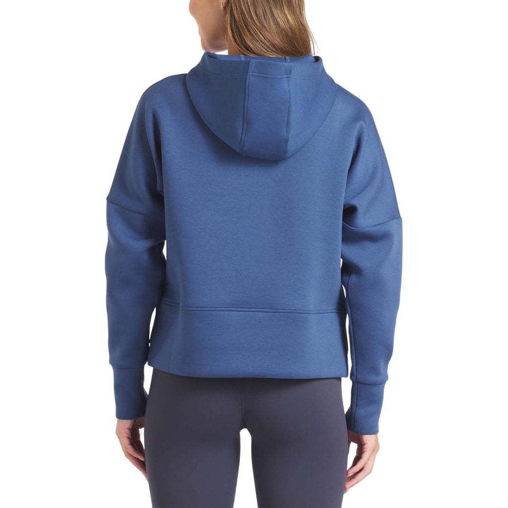 UNRL Women's Cavern Blue LuxBreak Oversized Hoodie
