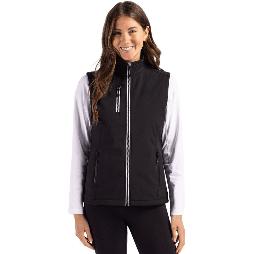 Clique Women's Black Telemark Eco Stretch Softshell Vest
