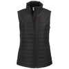 Clique Women's Black Elevation Eco Full Zip Puffer Vest