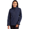 Clique Women's Dark Navy Tempest Waterproof Full Zip Softshell Jacket
