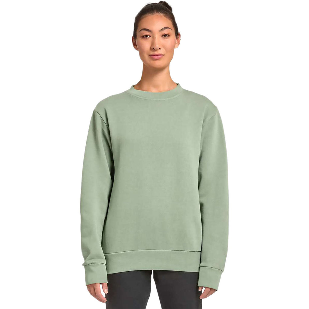 Lane Seven Unisex Oil Green Pigment-Dyed Crewneck Sweatshirt