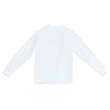 Lane Seven Unisex White Pigment-Dyed Crewneck Sweatshirt