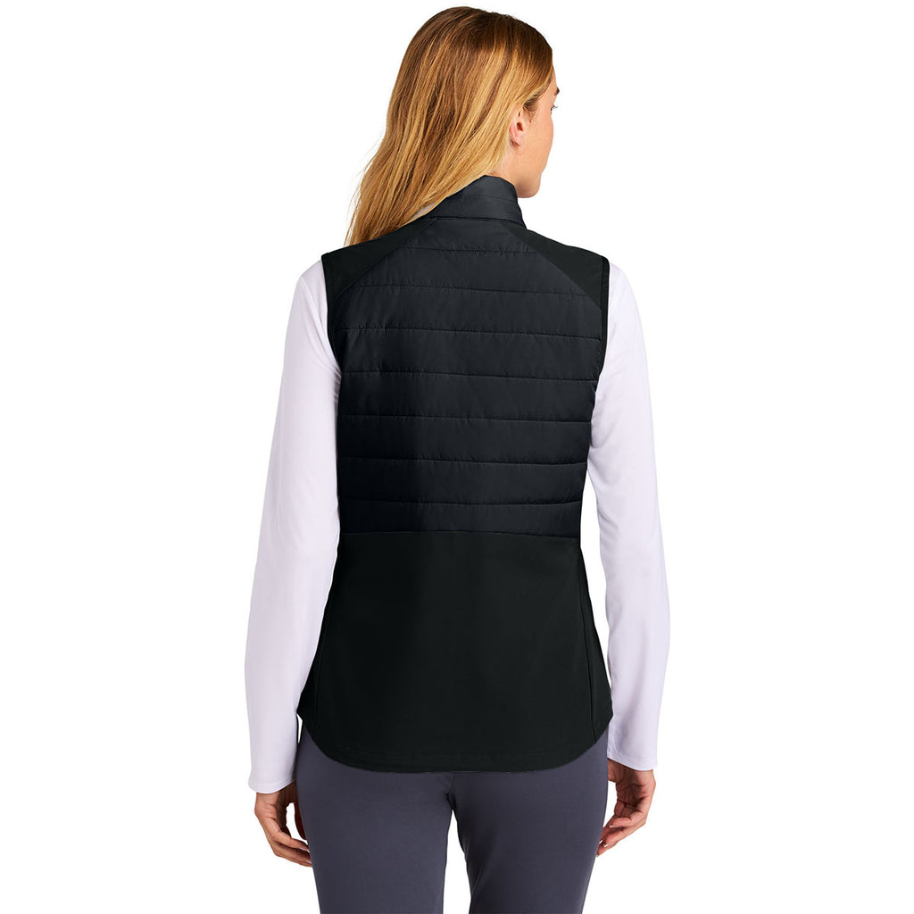 Sport-Tek Women's Black Teknical Hybrid Vest