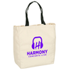 Primeline Natural and Black Give-Away Tote Bag