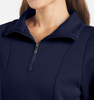 UNRL Women's Midnight Navy LuxBreak Half-Zip Pullover