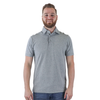 48-Hour Zusa Men's Light Grey Heather Peachy Polo