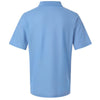 Harriton Men's Light College Blue Maverick CVC Pique Polo