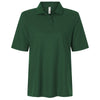 Harriton Women's Dark Green Maverick CVC Pique Polo