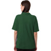 Harriton Women's Dark Green Maverick CVC Pique Polo