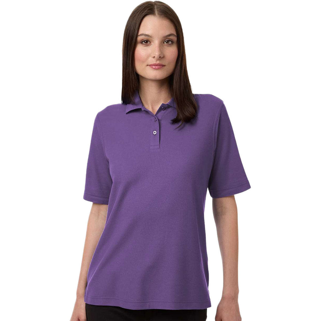Harriton Women's Team Purple Maverick CVC Pique Polo