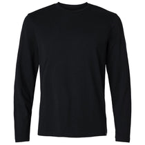 Jaanuu Men's Black RegenX Cotton Underscrub Long Sleeve T-Shirt