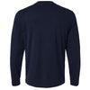 Jaanuu Men's Midnight Navy RegenX Cotton Underscrub Long Sleeve T-Shirt