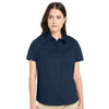 Harriton Women's Dark Navy Advantage IL Short Sleeve Dress Shirt