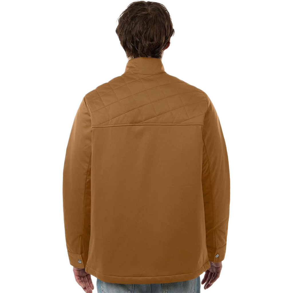 Harriton Men's Duck Brown Guardian Insulated Utility Jacket