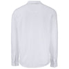 Cutter & Buck Men's White Advantage Tri-Blend Eco Soft Pique Long Sleeve Knitted Button Down