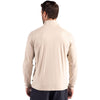 Cutter & Buck Men's Wheat Coastline Epic Comfort Recycled Quarter Zip